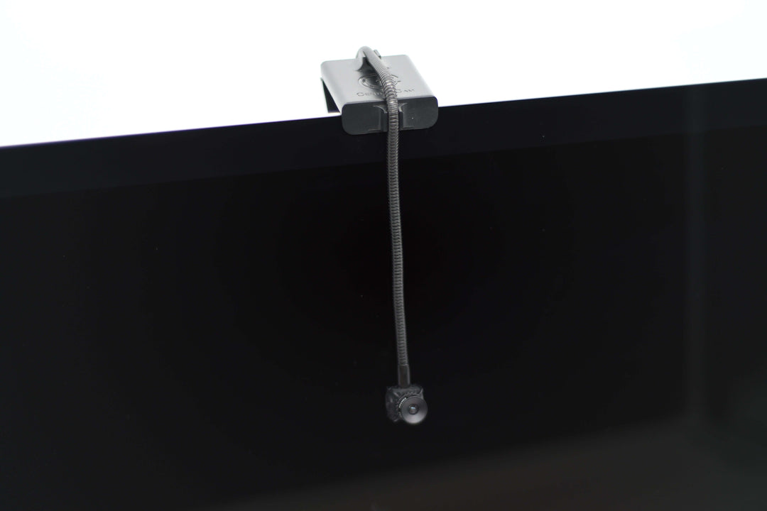 Center Cam webcam standard package camera mounted on computer monitor